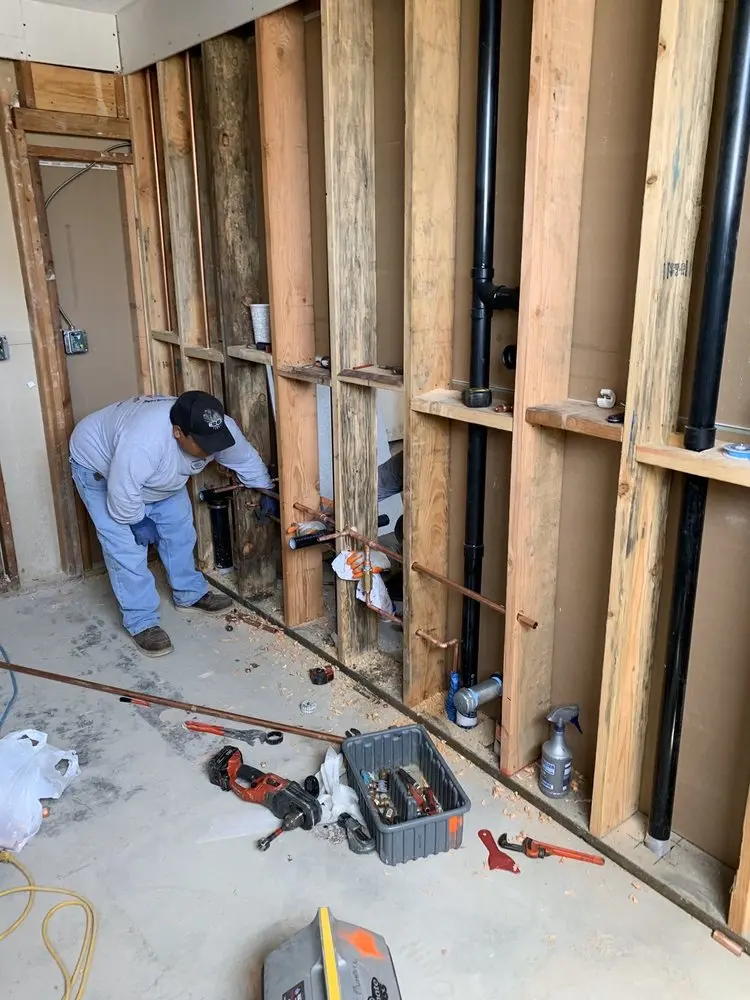 Commercial rough-in plumbing for Water Heater Replacement in Morgan City